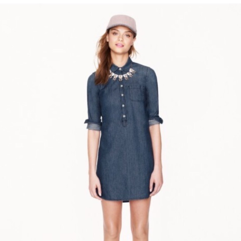 J. Crew Chambray Shirtdress